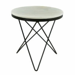 Moe's Home Collection Tables Haley Side Table Black Base