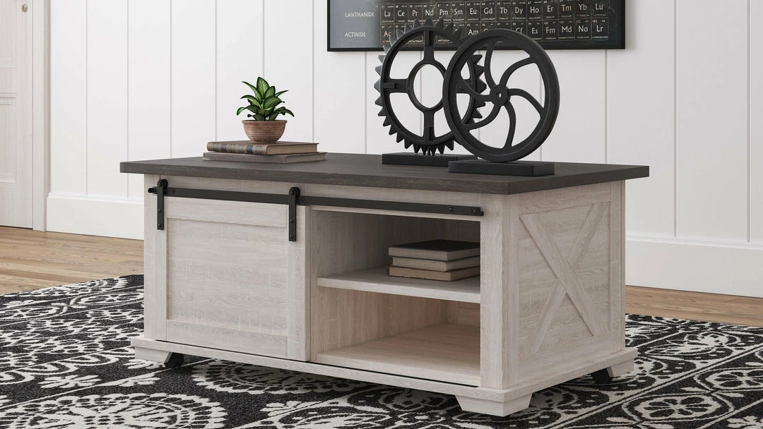 Top 10 🔥 Ashley Furniture Dorrinson - White / Black / Gray - Rectangular Cocktail Table 😀 8 Ashley Furniture Dorrinson - White / Black / Gray - Rectangular Cocktail Table