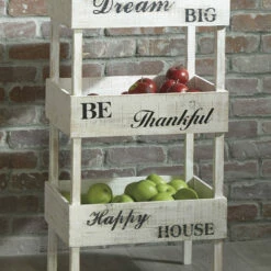 Ashley Furniture Yulton - Antique White - Storage Shelf