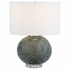 Accessories Uttermost Agate Slice Charcoal Table Lamp