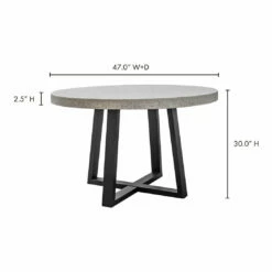 Moe's Home Collection Vault Dining Table White
