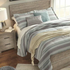 Ashley Furniture Culverbach - Gray - Panel Headboard Headboards