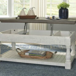 Ashley Furniture Havalance - Gray/white - Lift Top Cocktail Table Tables