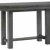 Ashley Furniture Myshanna - Dark Gray - Rect Drm Counter Ext Table Tables