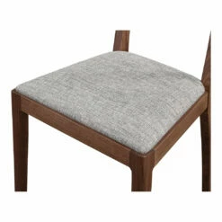 Moe's Home Collection Chairs Leone Dining Chair Walnut M2