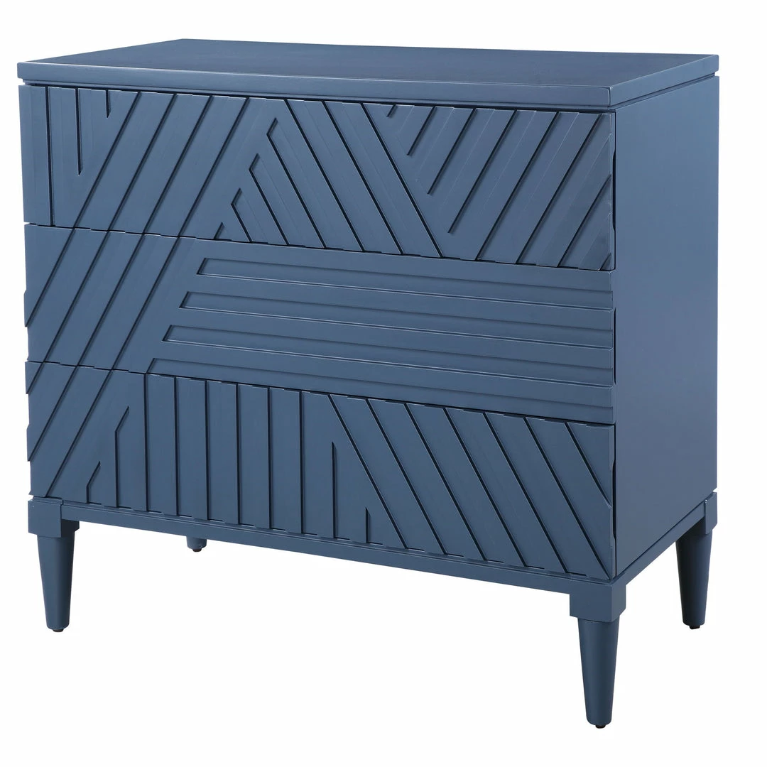 Deals ✨ Uttermost Colby Blue Drawer Chest Chests 🌟 7 Uttermost Colby Blue Drawer Chest Chests
