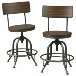 Ashley Furniture Stools Odium - Ultimate Best In Class Swivel Barstool (2/CN)