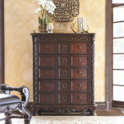 Ashley Furniture North - Dark Brown - Chest Chests