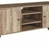 Ashley Furniture TV Stands Gerdanet - Natural - Large Tv Stand