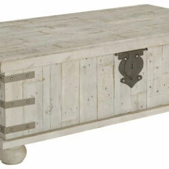Ashley Furniture Carynhurst - White Wash Gray - Lift Top Cocktail Table