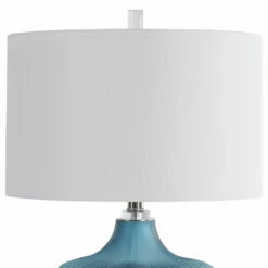 Uttermost Marjorie Frosted Turquoise Table Lamp