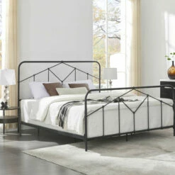 Ashley Furniture Beds Nashburg - Black - Metal HDBD/FTBD/Rails