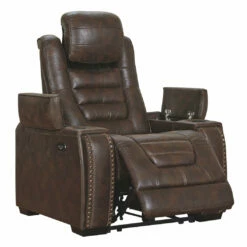 Signature Design By Ashley® Game - Bark - Pwr Recliner/adj Headrest