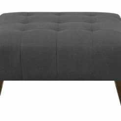 Emerald Home Ottomans Binetti Ottoman-Charcoal