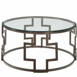 Ashley Furniture Frostine - Dark Bronze Finish - Occasional Table Set (3/cn) Tables