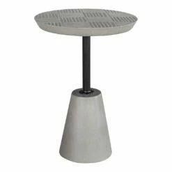 Moe's Home Collection Tables Foundation Outdoor Accent Table Grey