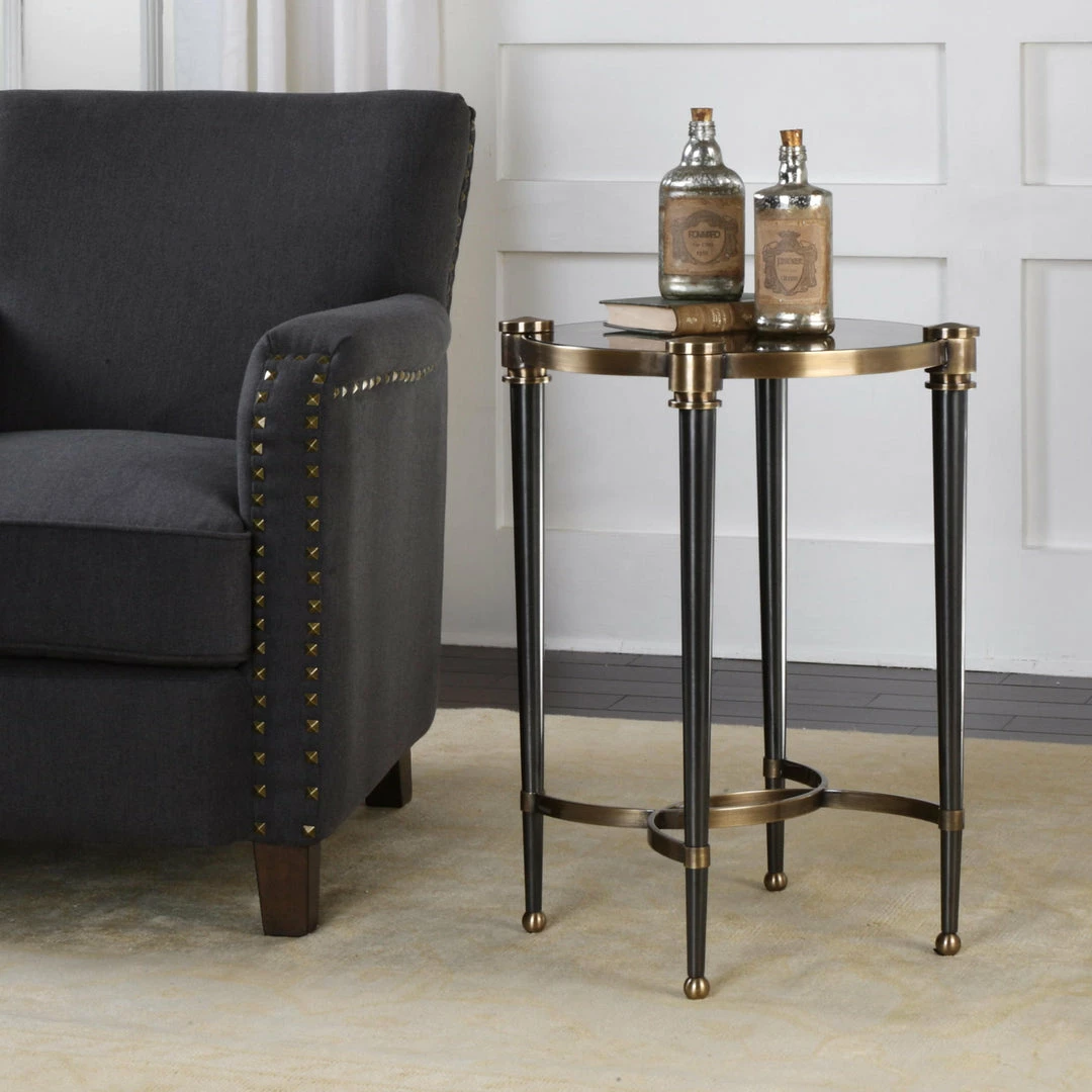 Budget 🔥 Uttermost Thora Brushed Black Accent Table Tables 🌟 5 Uttermost Thora Brushed Black Accent Table Tables