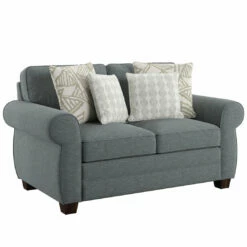 Best deal 😀 Emerald Home Loveseats Royce Complete Loveseat, Slate Blue 🌟 17 Emerald Home Loveseats Royce Complete Loveseat, Slate Blue