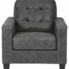 Ashley Furniture Venaldi - Gunmetal - Chair Chairs