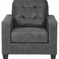 Ashley Furniture Venaldi - Gunmetal - Chair Chairs