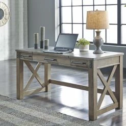 Ashley Furniture Aldwin - Gray - Home Office Lift Top Desk