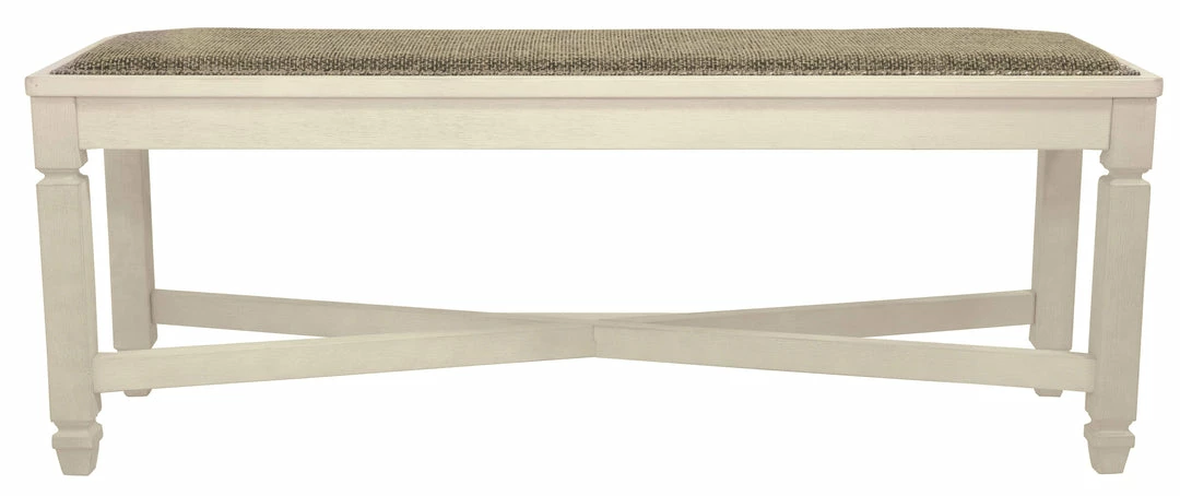 Best Pirce 😍 Ashley Furniture Bolanburg - Beige - Large Uph Dining Room Bench Benches 😀 13 Ashley Furniture Bolanburg - Beige - Large Uph Dining Room Bench Benches