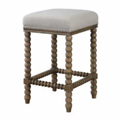 Uttermost Pryce Wooden Counter Stool Stools