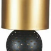 Ashley Furniture Accessories Mareike - Black/gold Finish - Metal Table Lamp (1/cn)