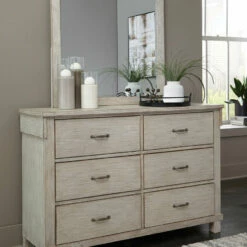 New ❤️ Ashley® Hollentown - 👗 Dresser, Mirror, Panel Bed 🥰 13 Ashley® Hollentown - Dresser, Mirror, Panel Bed