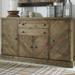 Ashley Furniture Servers Grindleburg - Light Brown - Dining Room Server