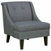 Ashley Furniture Calion - Gunmetal - Accent Chair Chairs
