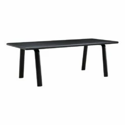Moe's Home Collection Malibu Dining Table Black Ash