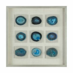 Uttermost Cerulean Blue Stone Shadow Box Accessories
