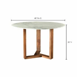 Moe's Home Collection Jinxx Dining Table Brown