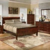 Signature Design By Ashley® Alisdair - Dark Ultimate Best In Class Dresser, Mirror, Sleigh Bed