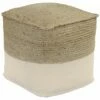 Discount ✨ Ashley Furniture Sweed - Natural/white - Pouf - Rectangular 💯 2 Ashley Furniture Sweed - Natural/white - Pouf - Rectangular