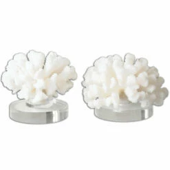 Uttermost Hard Coral Sculptures, S/2 Table Decor