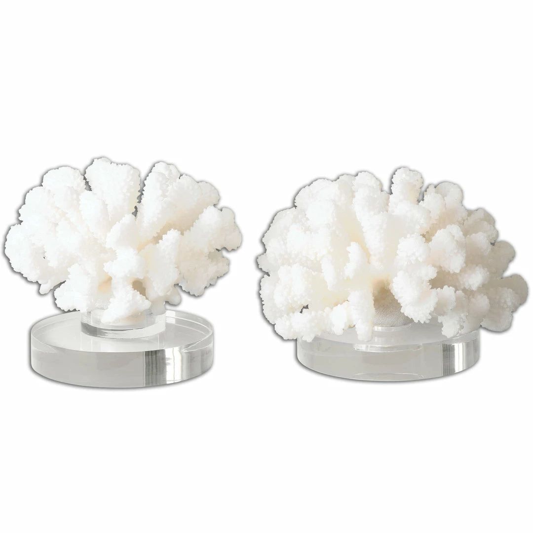 Cheapest 🔔 Uttermost Hard Coral Sculptures, S/2 Table Decor 🔔 3 Uttermost Hard Coral Sculptures, S/2 Table Decor
