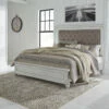 Flash Sale ❤️ Benchcraft® Beds Kanwyn - Attractive - Upholstered Panel Bed 😉 1 Benchcraft® Beds Kanwyn - Attractive - Upholstered Panel Bed