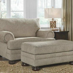 Signature Design By Ashley® Kananwood - Oatmeal - 2 Pc. - Chair And A Half With Ottoman Chair & Ottoman Sets