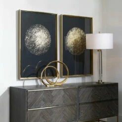 Accessories Uttermost Gold Rondure Framed Prints, S/2