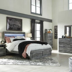 Signature Design By Ashley® Baystorm - Gray - Panel Bed Beds