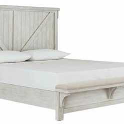 Signature Design By Ashley® Beds Brashland - Best In Class - California Panel Bed With Bench Footboard