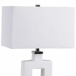 Uttermost Entry Modern White Table Lamp