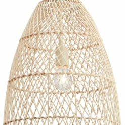 Signature Design By Ashley® Calett - Beige - Rattan Pendant Light (1/cn) Accessories