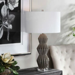 Uttermost Maxime Smokey Gray Table Lamp Accessories