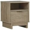 Signature Design By Ashley® Nightstands Oliah - Natural - One Drawer Night Stand