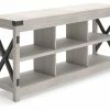 Signature Design By Ashley® Bayflynn - White/black - Large Tv Stand TV Stands