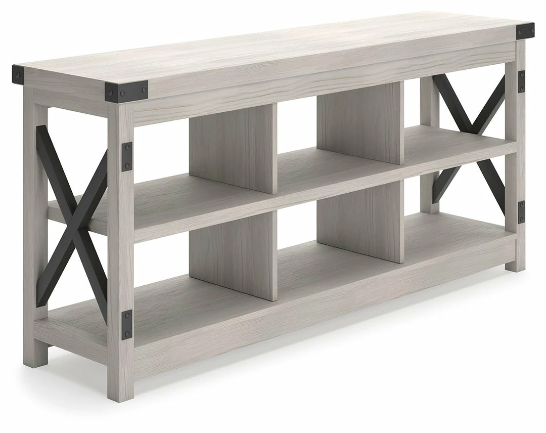 Wholesale ⭐ Signature Design By Ashley® Bayflynn - White/black - Large Tv Stand TV Stands 👍 3 Signature Design By Ashley® Bayflynn - White/black - Large Tv Stand TV Stands