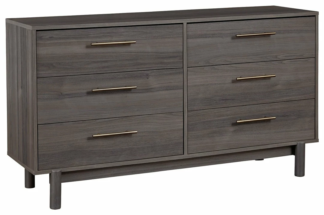 Buy 🎁 Signature Design By Ashley® Brymont - Dark Gray - Six Drawer 👗 Dresser - Sleek 😉 3 Signature Design By Ashley® Brymont - Dark Gray - Six Drawer Dresser - Sleek